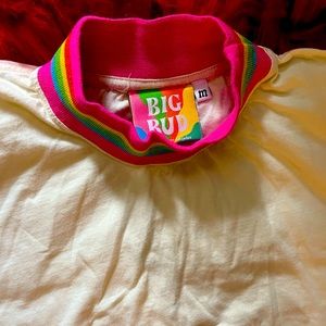 Never worn Big Bud Press Tee with collar detail. Size US M